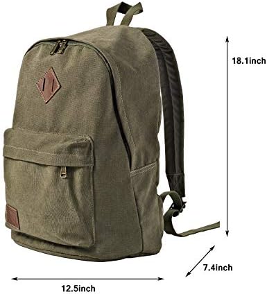 Rugged Canvas Pack for University Laptop Journeys and Daily Adventures