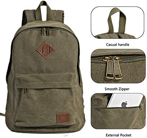 Rugged Canvas Pack for University Laptop Journeys and Daily Adventures