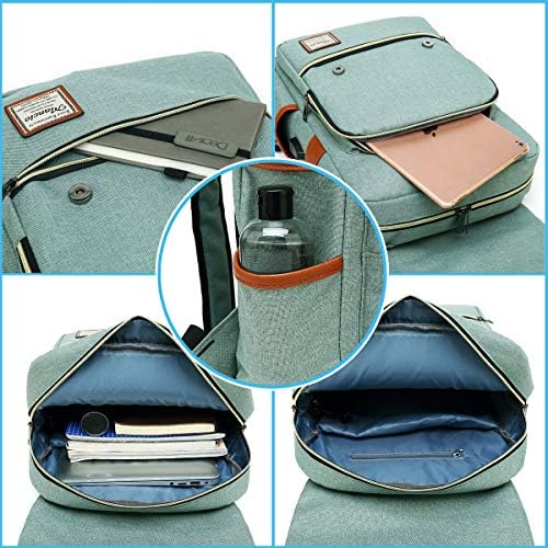Slim Eco-Resistant Satchel with Power Link for Nomads